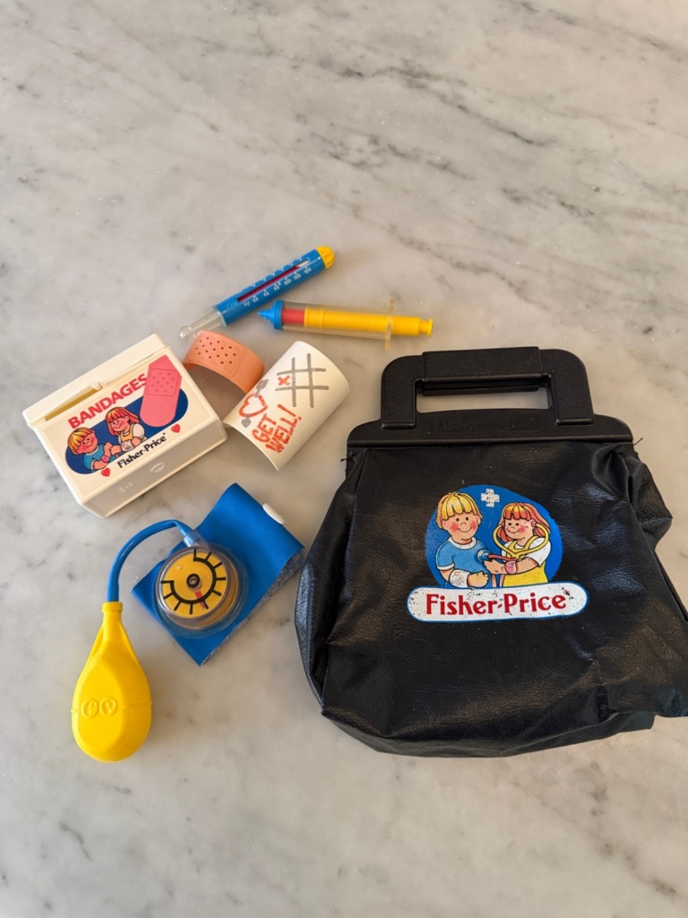 Fisher-Price Pretend Play Doctor Kit - Vintage 1987